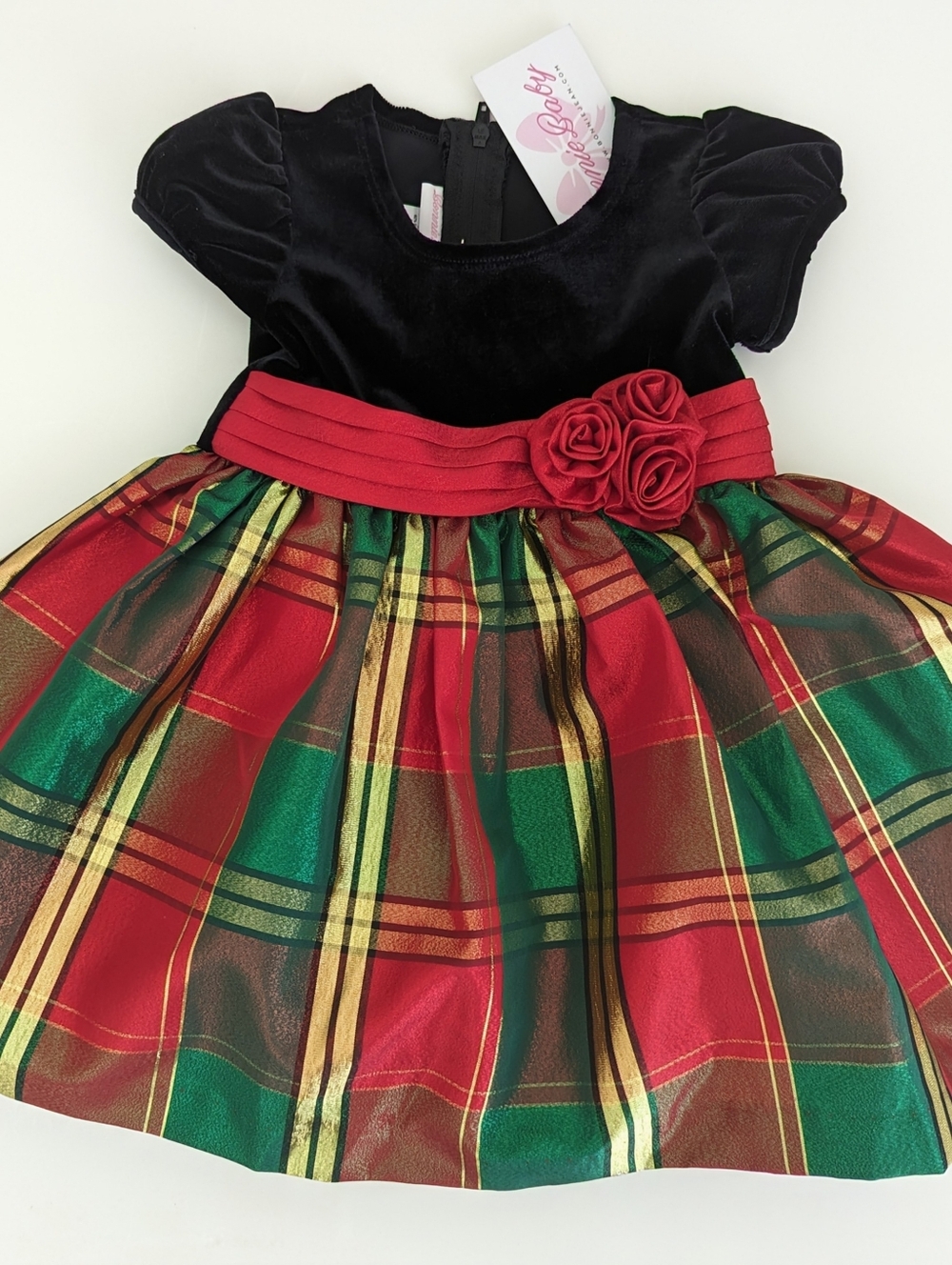 NWT Bonnie Baby A Royal Christmas Special Event Holiday Dress Toddler 18 Months